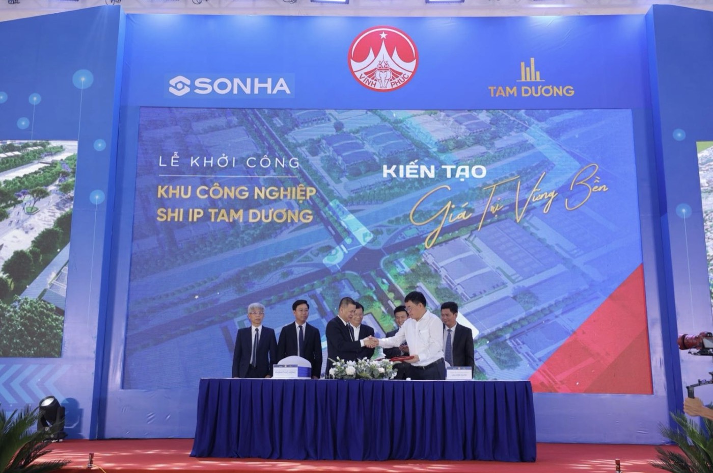 Hạ tầng khu công nghiệp SHI IP Tam Dương